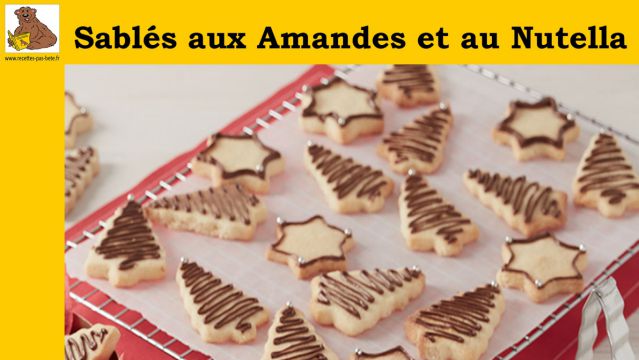 Sablés aux amandes et au Nutella